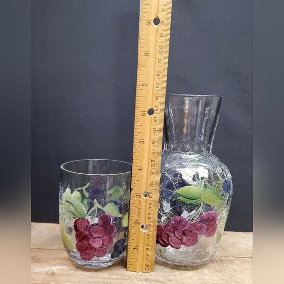 Home Essentials Grapes Bedside Carafe and Tumbler - Picture 5 of 7